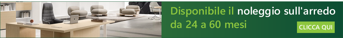 Disponibile il noleggio sull'arredo
